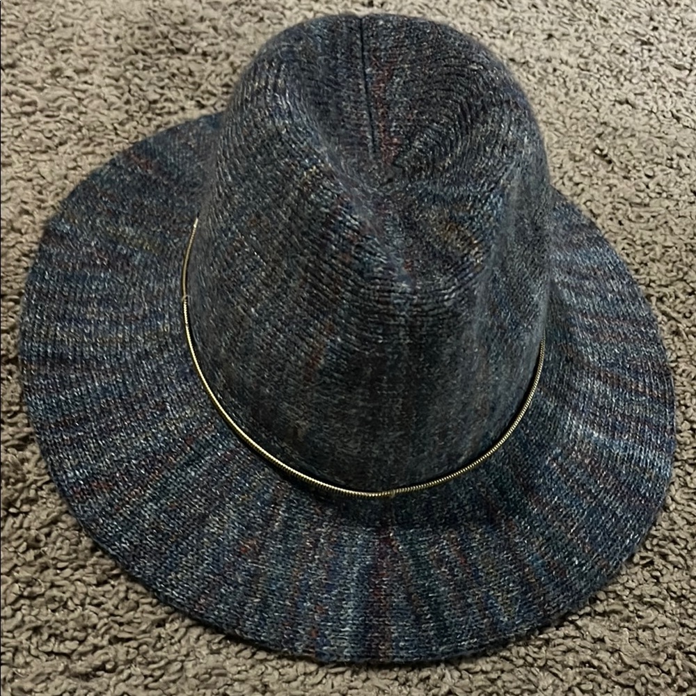 Stylish Gray and purple Fedora festival Hat